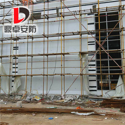 纤维增强水泥板泄爆墙施工现场 纤维增强水泥板泄爆墙施工现场
